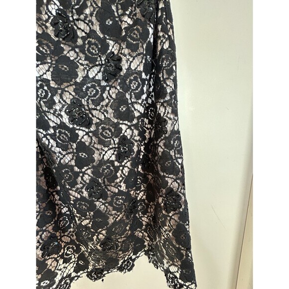JS Boutique Womens Black Lace & Sequin Cocktail Dress Size 4 - Picture 2 of 16
